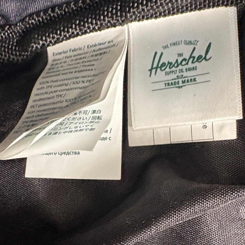 Herschel + Slalom Supply Company Classic Black Backpack - Picture 3 of 10